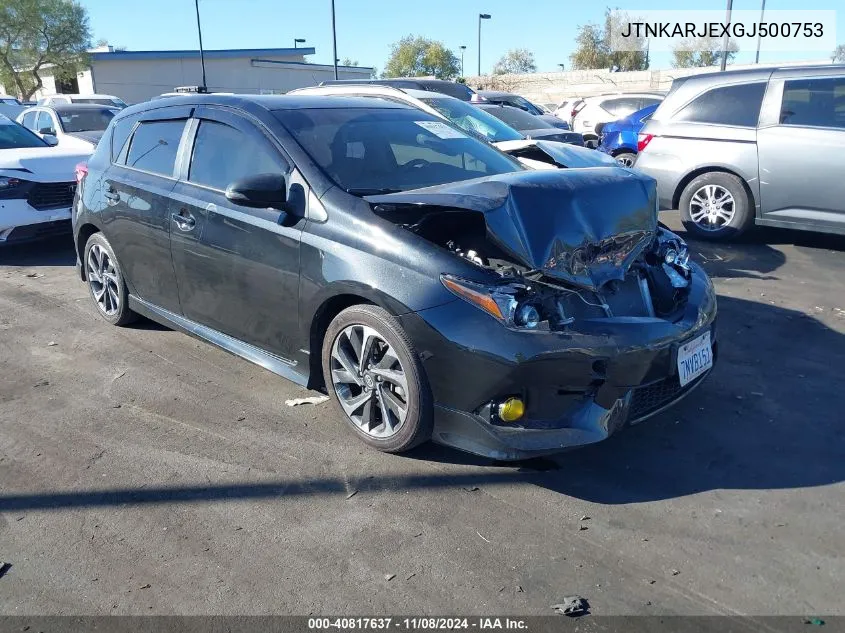 2016 Scion Im VIN: JTNKARJEXGJ500753 Lot: 40817637