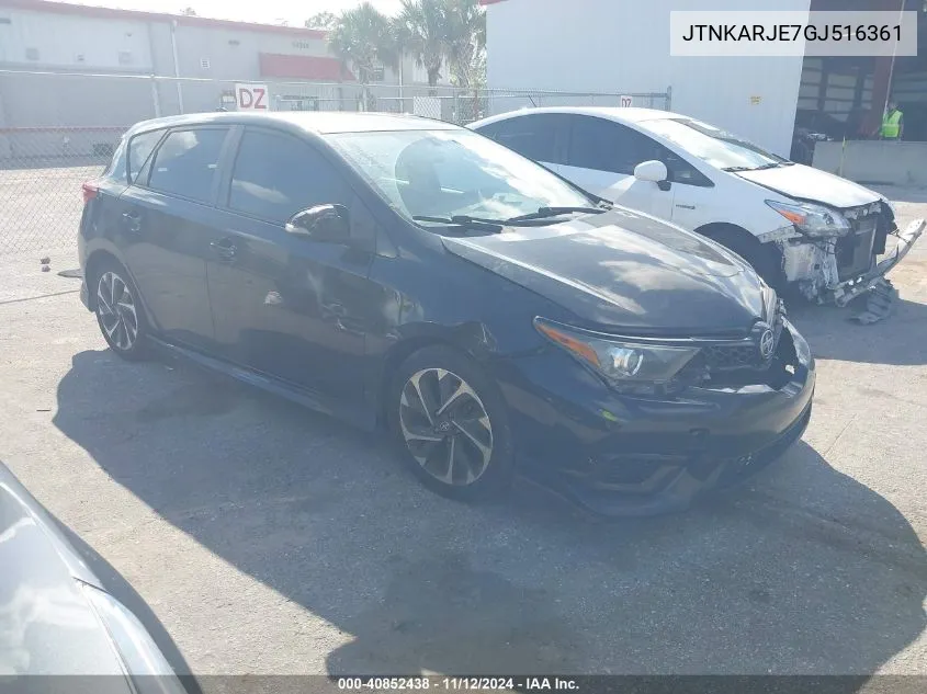 2016 Scion Im VIN: JTNKARJE7GJ516361 Lot: 40852438