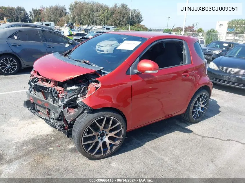 JTNJJXB03CJ009051 2012 Scion Iq