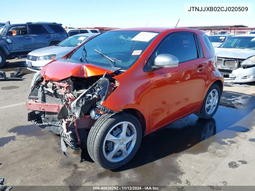 2012 Scion Iq VIN: JTNJJXB02CJ020509 Lot: 40830292