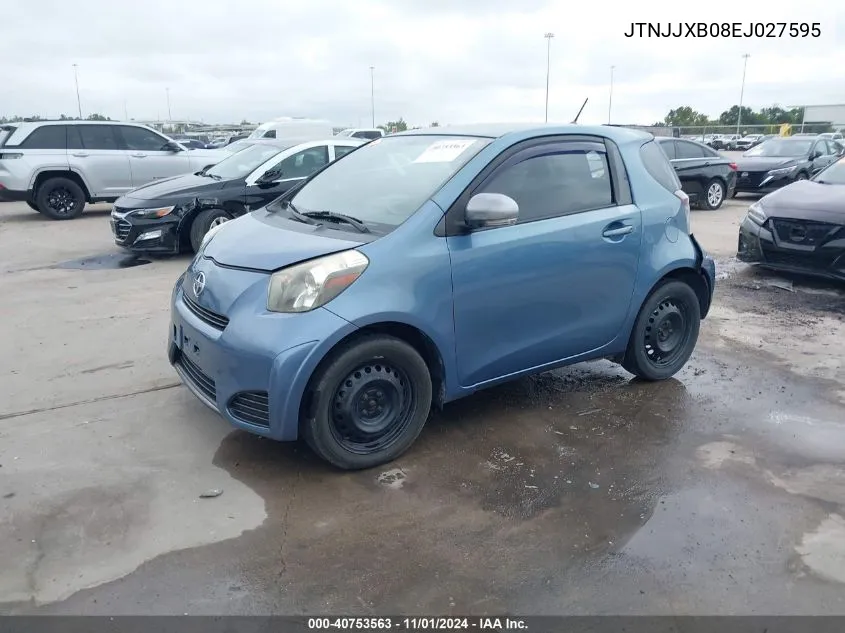 2014 Scion Iq VIN: JTNJJXB08EJ027595 Lot: 40753563