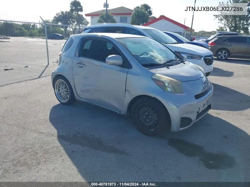 2014 Scion Iq 10 Series VIN: JTNJJXB06EJ027286 Lot: 40781973