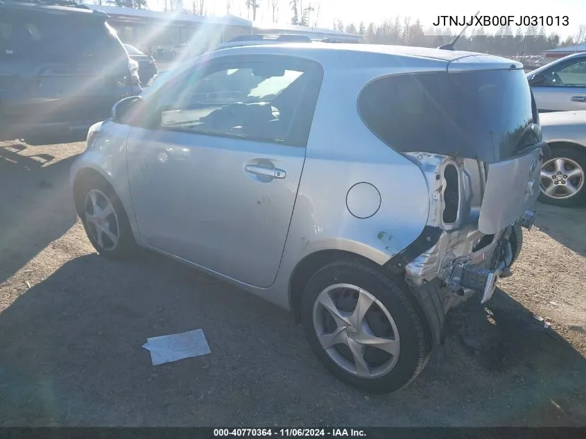 2015 Scion Iq VIN: JTNJJXB00FJ031013 Lot: 40770364