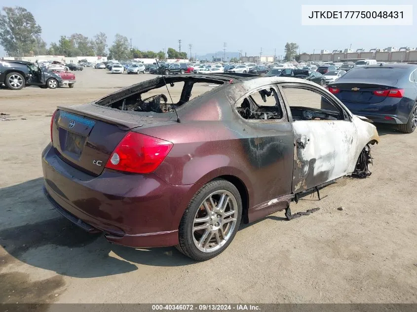 JTKDE177750048431 2005 Scion Tc