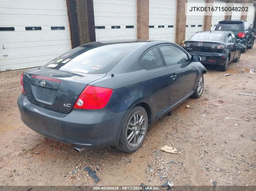 JTKDE167150048202 2005 Scion Tc