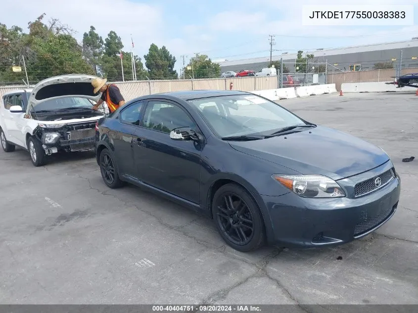 2005 Scion Tc VIN: JTKDE177550038383 Lot: 40404751