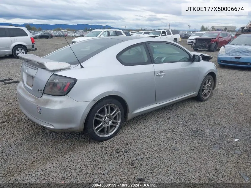 JTKDE177X50006674 2005 Scion Tc