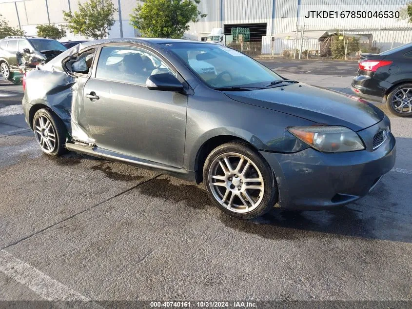 2005 Scion Tc VIN: JTKDE167850046530 Lot: 40740161