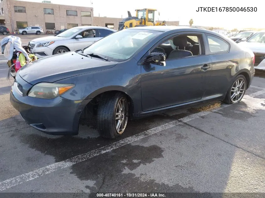 2005 Scion Tc VIN: JTKDE167850046530 Lot: 40740161