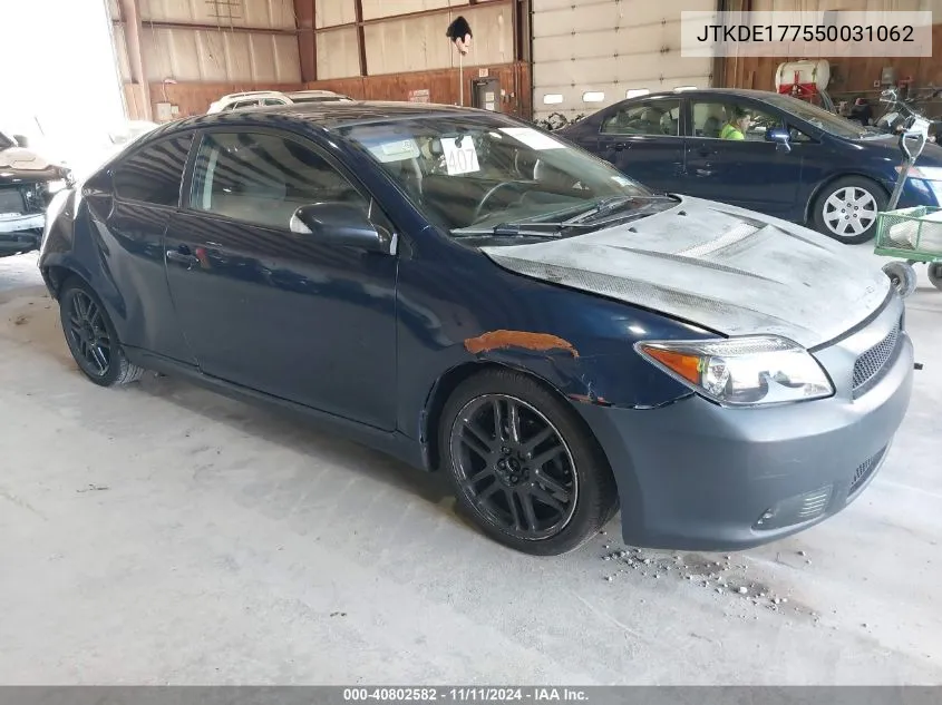 2005 Scion Tc VIN: JTKDE177550031062 Lot: 40802582