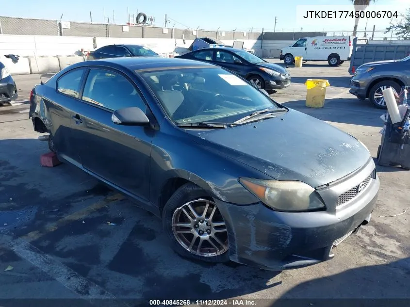 2005 Scion Tc VIN: JTKDE177450006704 Lot: 40845268