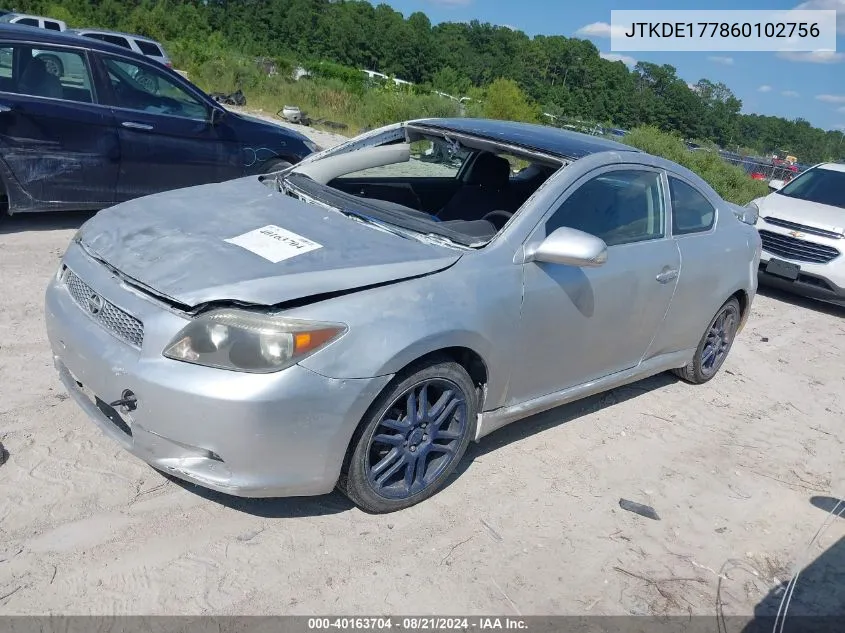 JTKDE177860102756 2006 Scion Tc