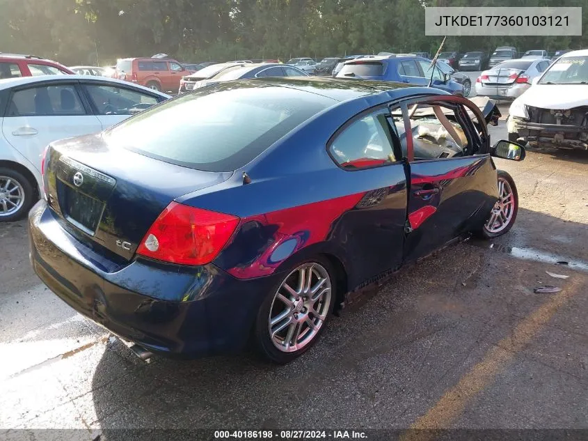 2006 Scion Tc VIN: JTKDE177360103121 Lot: 40186198