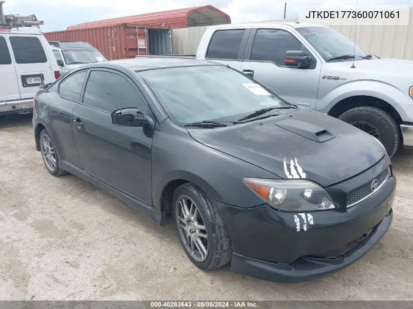 2006 Scion Tc VIN: JTKDE177360071061 Lot: 40283643