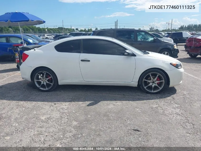 2006 Scion Tc VIN: JTKDE177460111325 Lot: 40492554