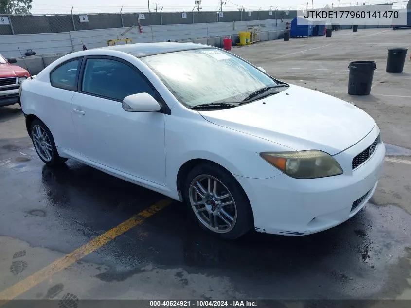 2006 Scion Tc VIN: JTKDE177960141470 Lot: 40524921