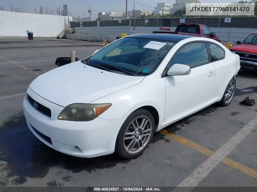 2006 Scion Tc VIN: JTKDE177960141470 Lot: 40524921