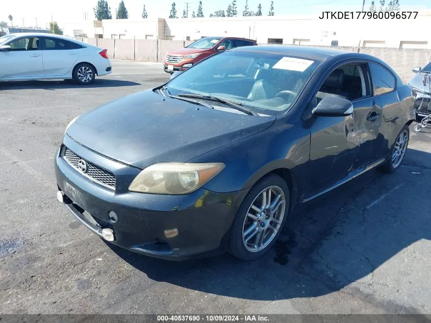 2006 Scion Tc VIN: JTKDE177960096577 Lot: 40537690