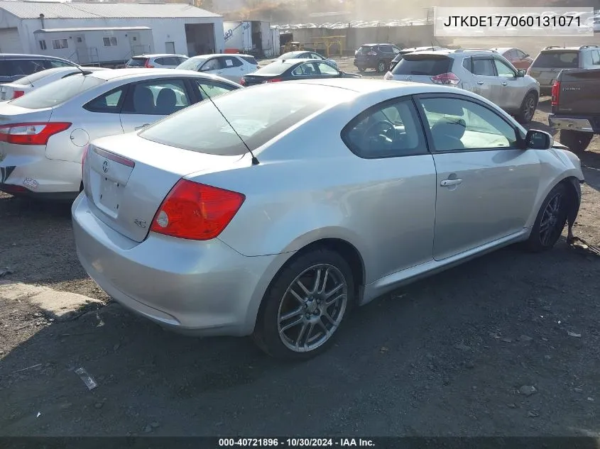 2006 Scion Tc VIN: JTKDE177060131071 Lot: 40721896