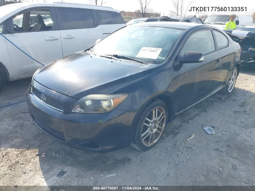 2006 Scion Tc VIN: JTKDE177560133351 Lot: 40770007