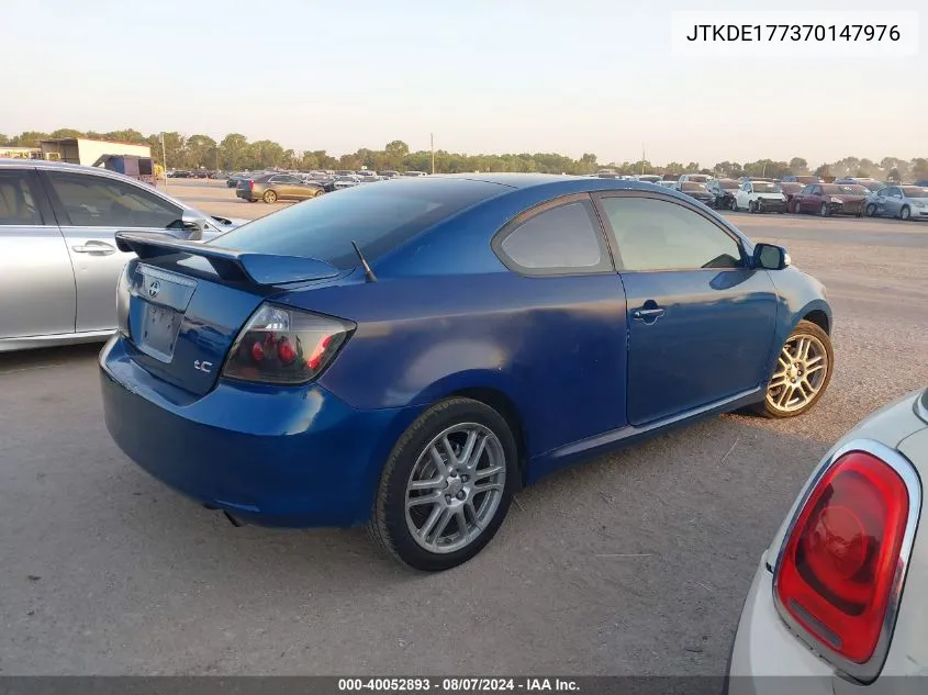 JTKDE177370147976 2007 Scion Tc