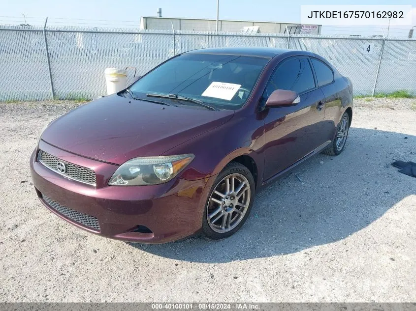 JTKDE167570162982 2007 Scion Tc