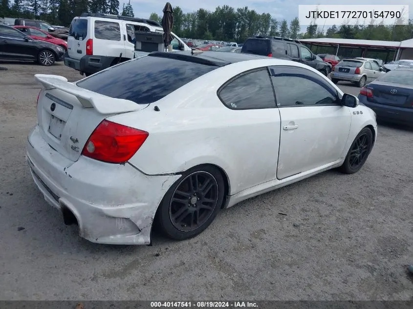 JTKDE177270154790 2007 Scion Tc