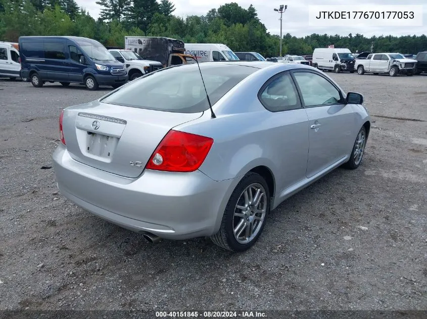 JTKDE177670177053 2007 Scion Tc