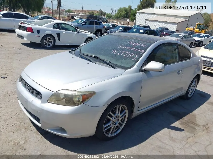 2007 Scion Tc VIN: JTKDE177570170711 Lot: 40272382