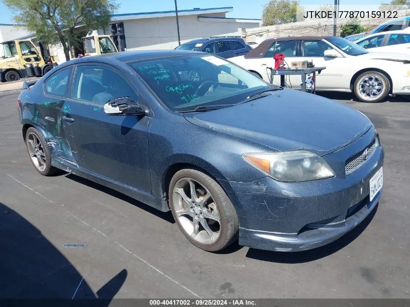 2007 Scion Tc VIN: JTKDE177870159122 Lot: 40417002