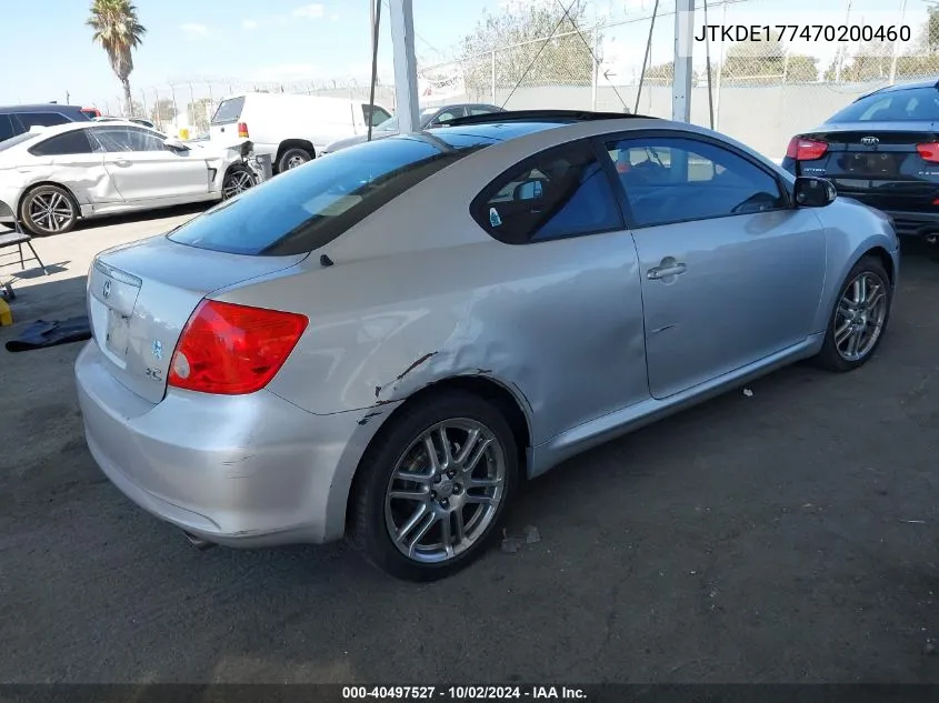 JTKDE177470200460 2007 Scion Tc