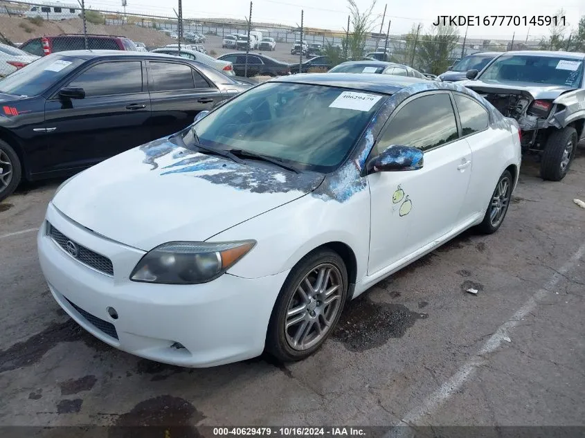 2007 Scion Tc VIN: JTKDE167770145911 Lot: 40629479