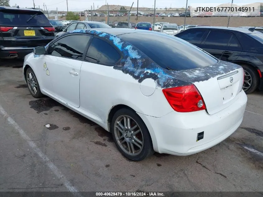 2007 Scion Tc VIN: JTKDE167770145911 Lot: 40629479