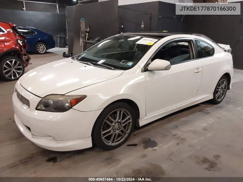 2007 Scion Tc VIN: JTKDE177870166300 Lot: 40657464