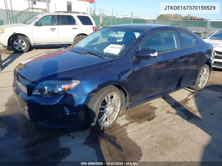 2007 Scion Tc VIN: JTKDE167370159529 Lot: 40663555