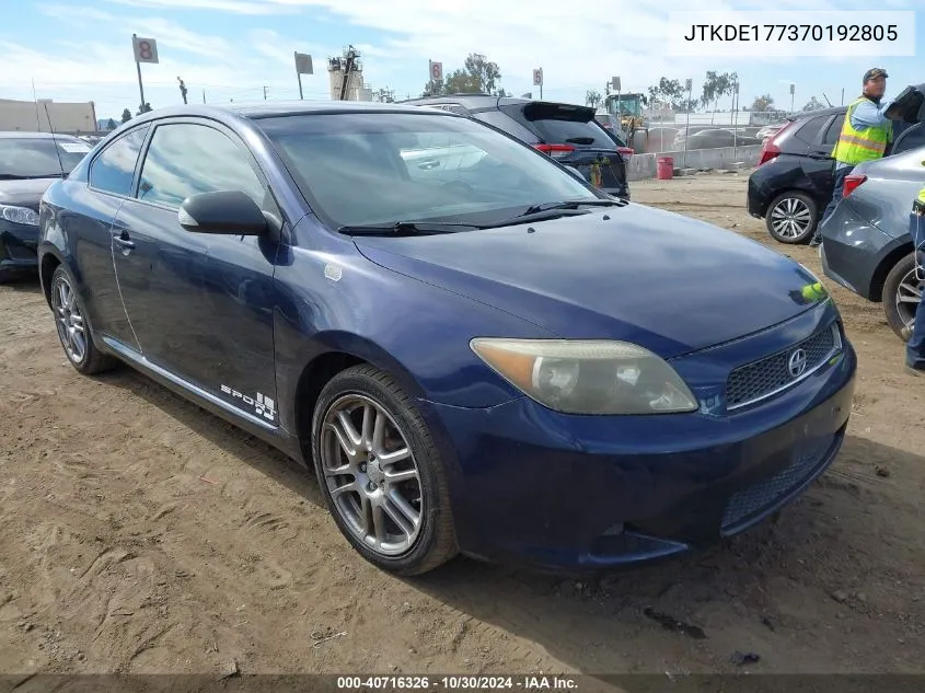 JTKDE177370192805 2007 Scion Tc