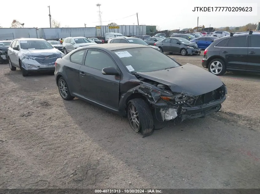 2007 Scion Tc VIN: JTKDE177770209623 Lot: 40731313