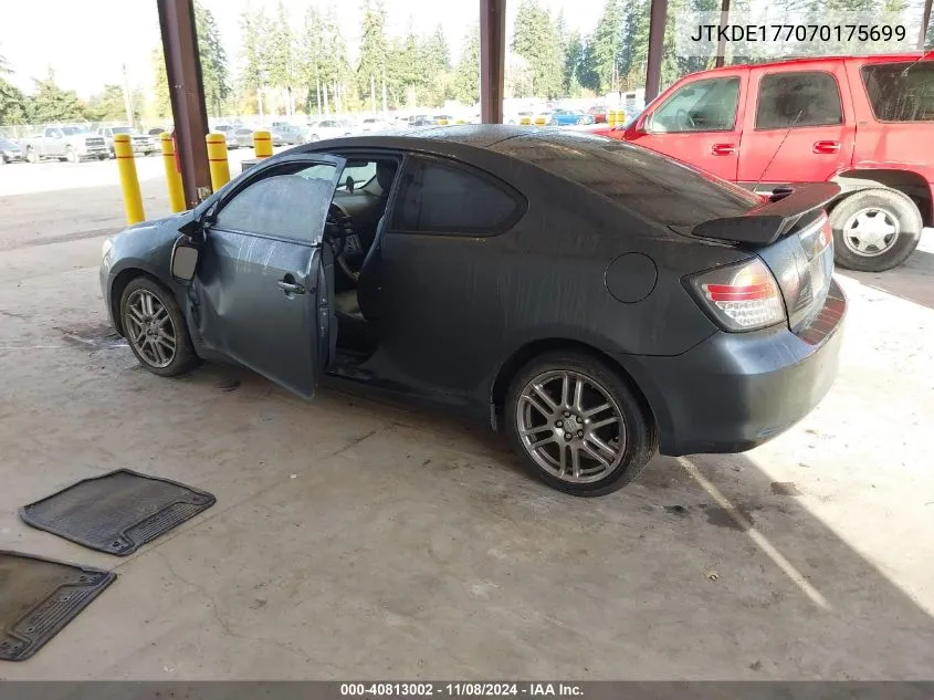 2007 Scion Tc VIN: JTKDE177070175699 Lot: 40813002