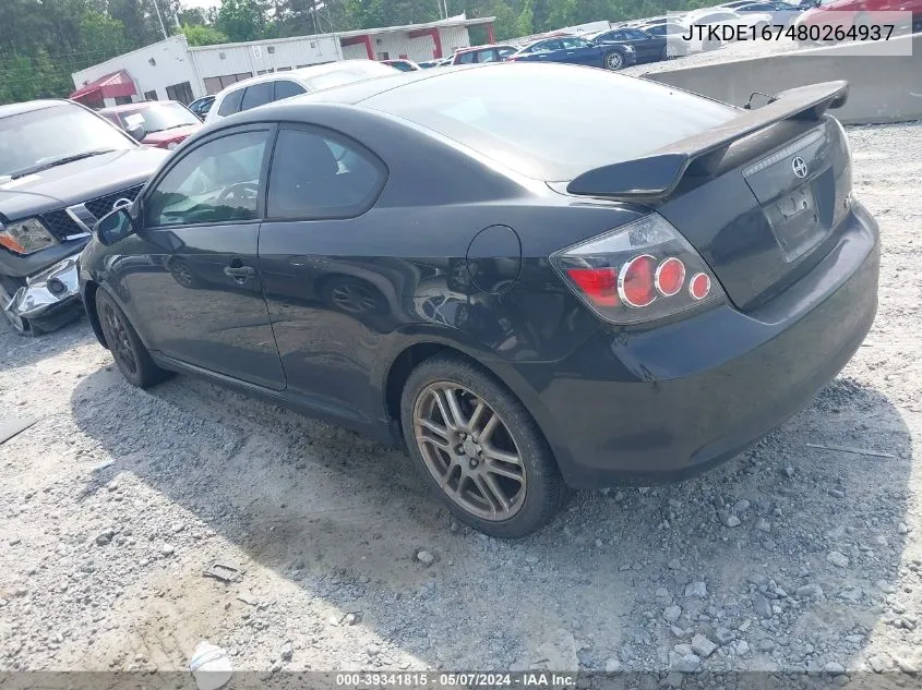 JTKDE167480264937 2008 Scion Tc