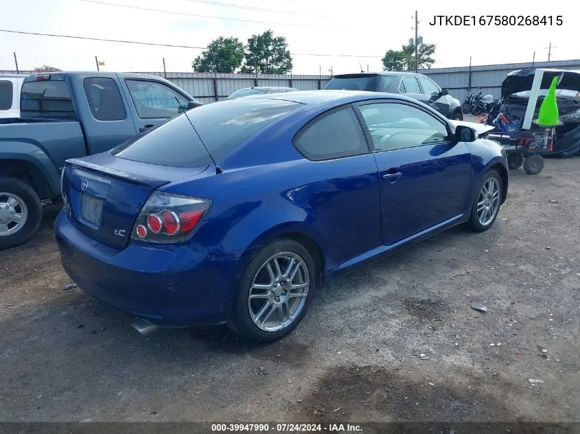 JTKDE167580268415 2008 Scion Tc