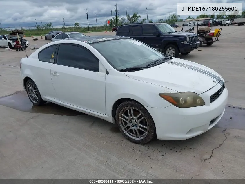 2008 Scion Tc VIN: JTKDE167180255600 Lot: 40260411