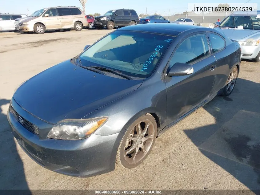 JTKDE167380264539 2008 Scion Tc