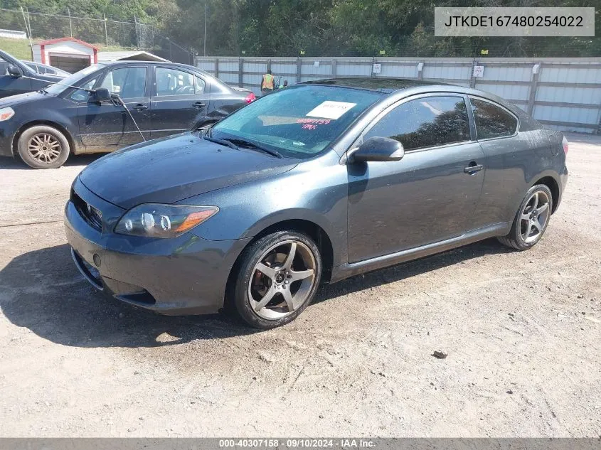 JTKDE167480254022 2008 Scion Tc