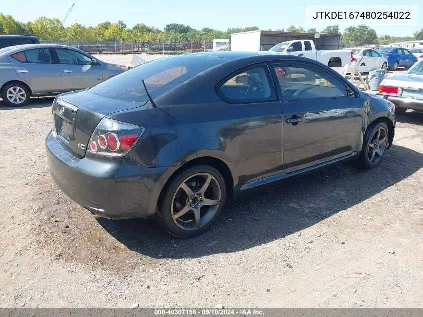 JTKDE167480254022 2008 Scion Tc