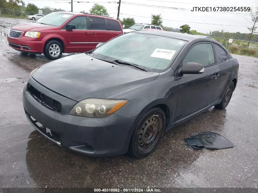 2008 Scion Tc VIN: JTKDE167380254559 Lot: 40318562