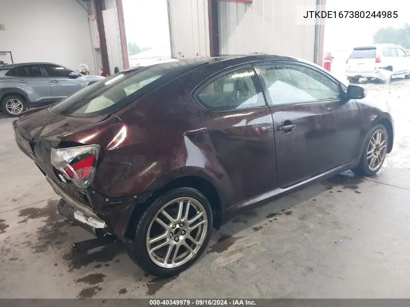 JTKDE167380244985 2008 Scion Tc