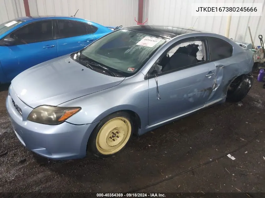 2008 Scion Tc VIN: JTKDE167380245666 Lot: 40354369