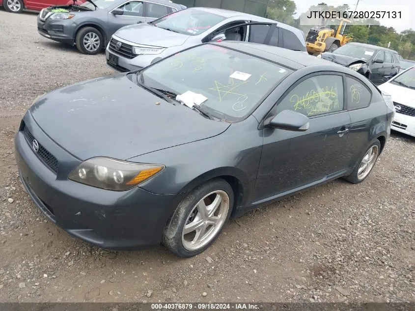 2008 Scion Tc VIN: JTKDE167280257131 Lot: 40376879