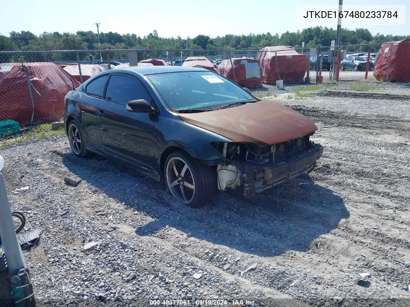 2008 Scion Tc VIN: JTKDE167480233784 Lot: 40377061