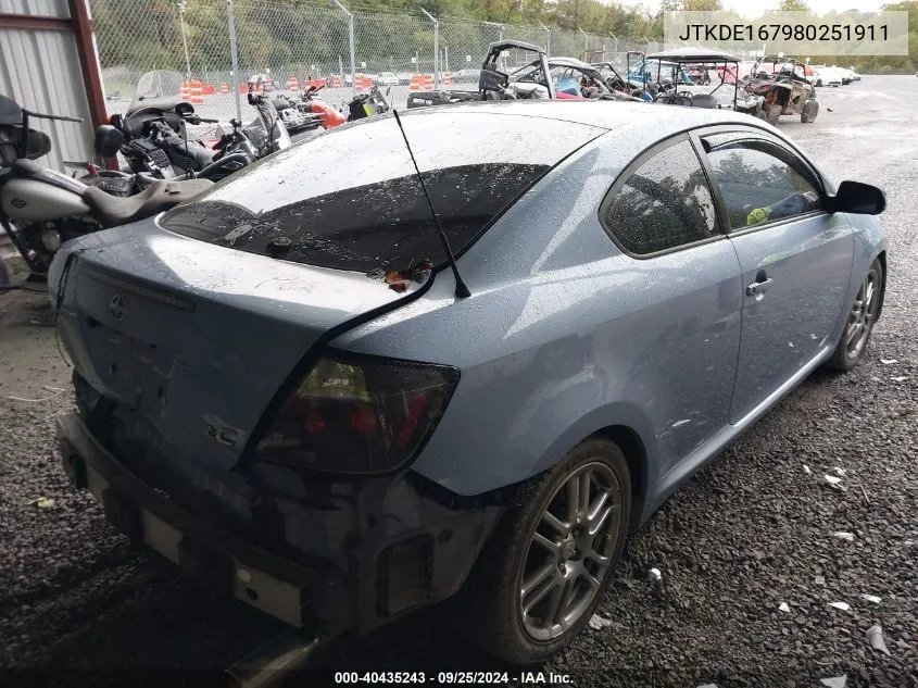 JTKDE167980251911 2008 Scion Tc